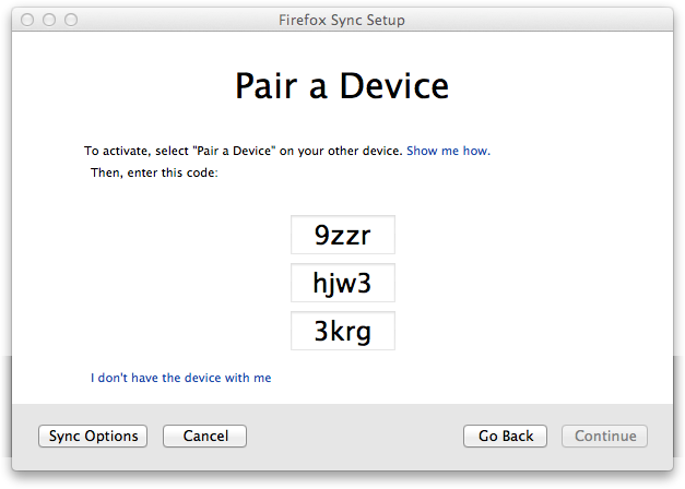 FF 4.0 pairing dialog